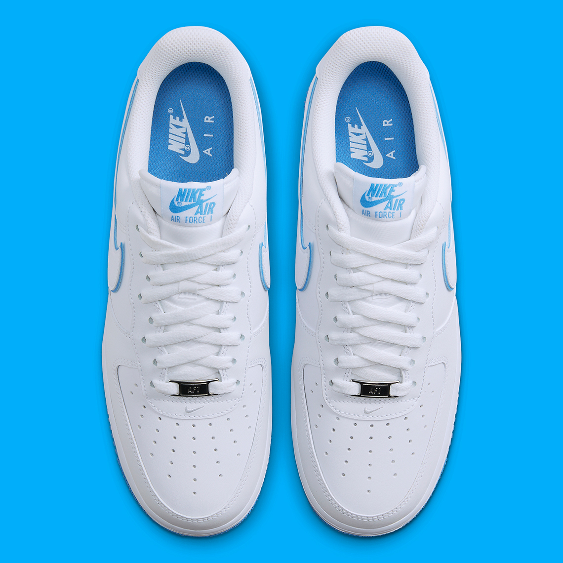 Nike Air Force 1 White University Blue Dv0788 101 7