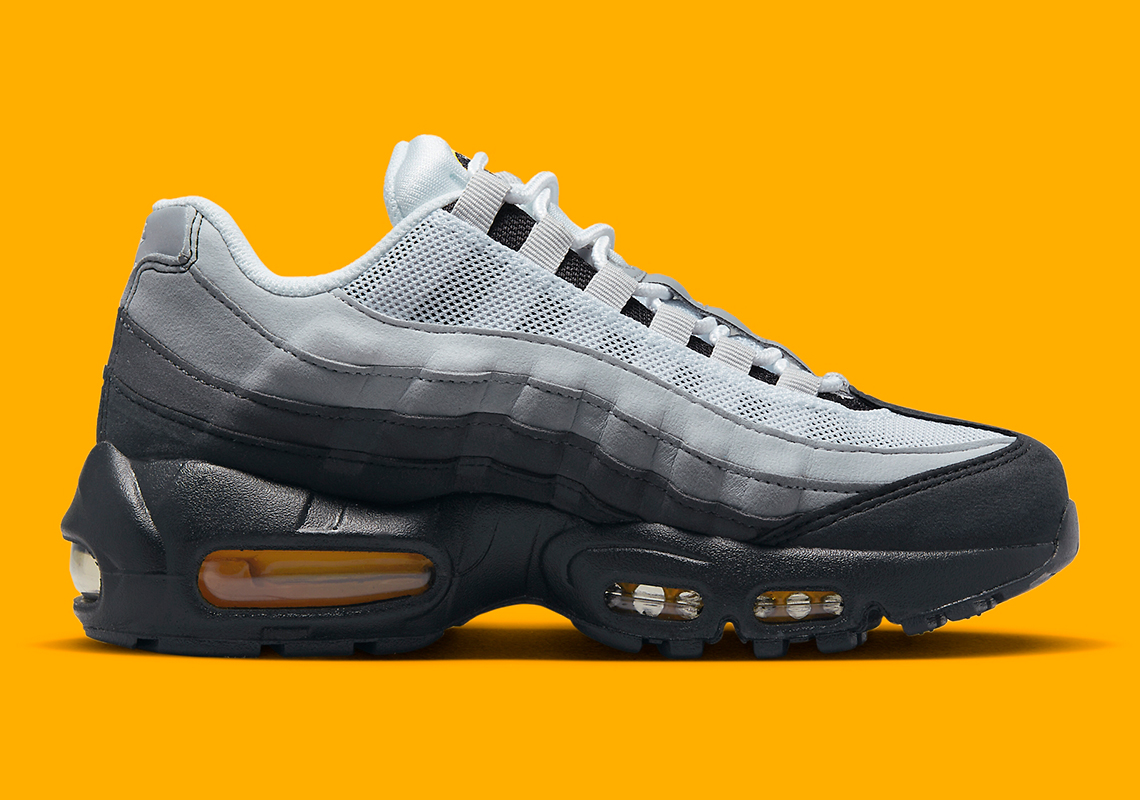 Nike Air Max 95 Gs Black Grey Laser Orange Fd9775 001 6