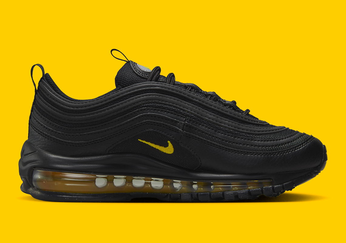 Nike Air Max 97 Gs Black Yellow Fd9777 001 3