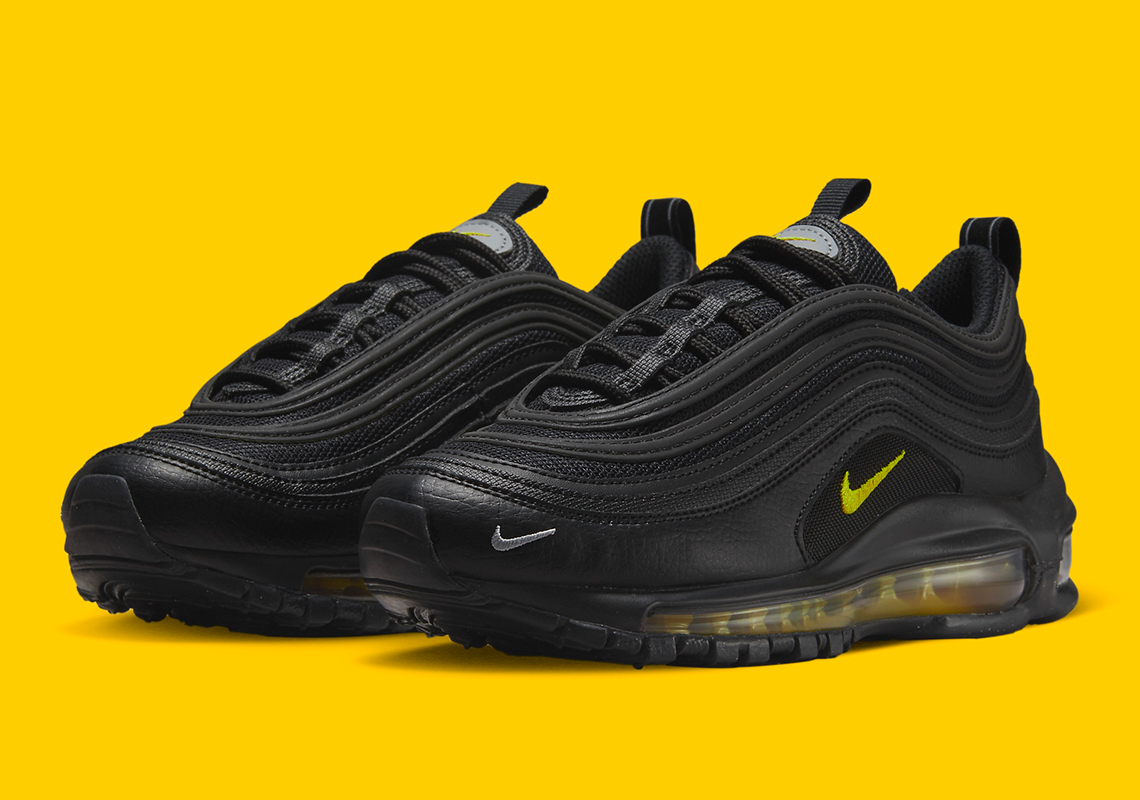 Nike Air Max 97 Gs Black Yellow Fd9777 001 6