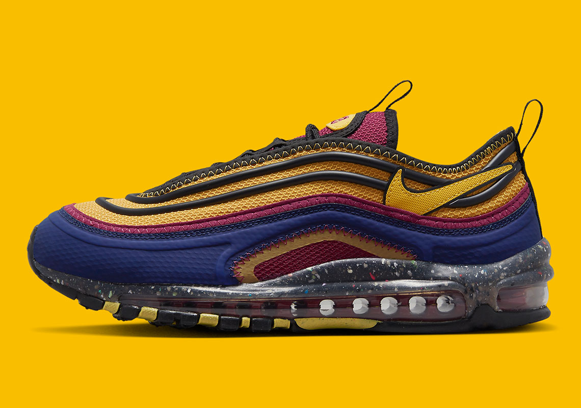 The Next Nike Air Max Terrascape 97 Pairs Bright Yellow With Rich Maroon