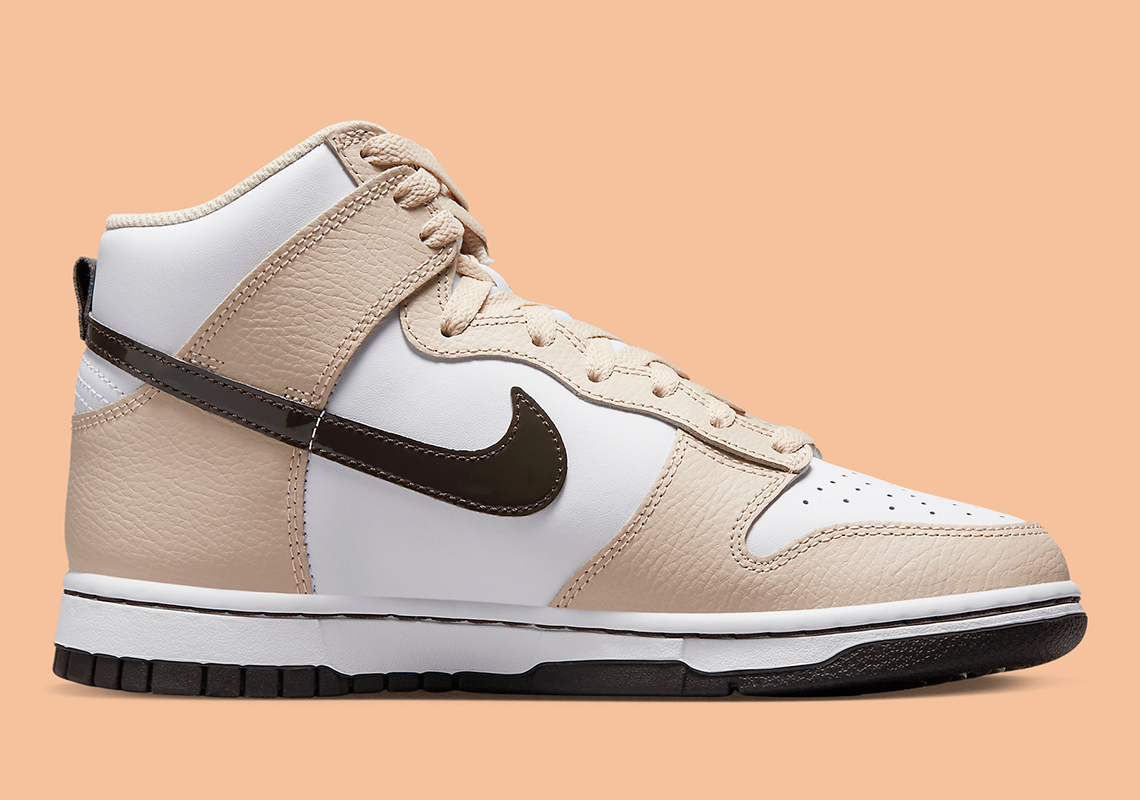 Nike Dunk High Tan White Brown Fd9874 100 7