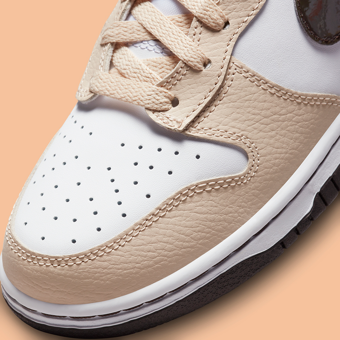 Nike Dunk High Tan White Brown Fd9874 100 8