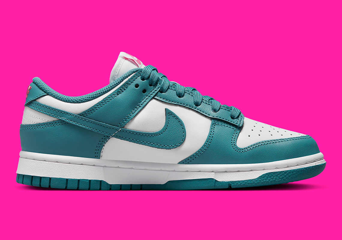 Nike Dunk Low Womens Teal Pink Fj0739 100 3