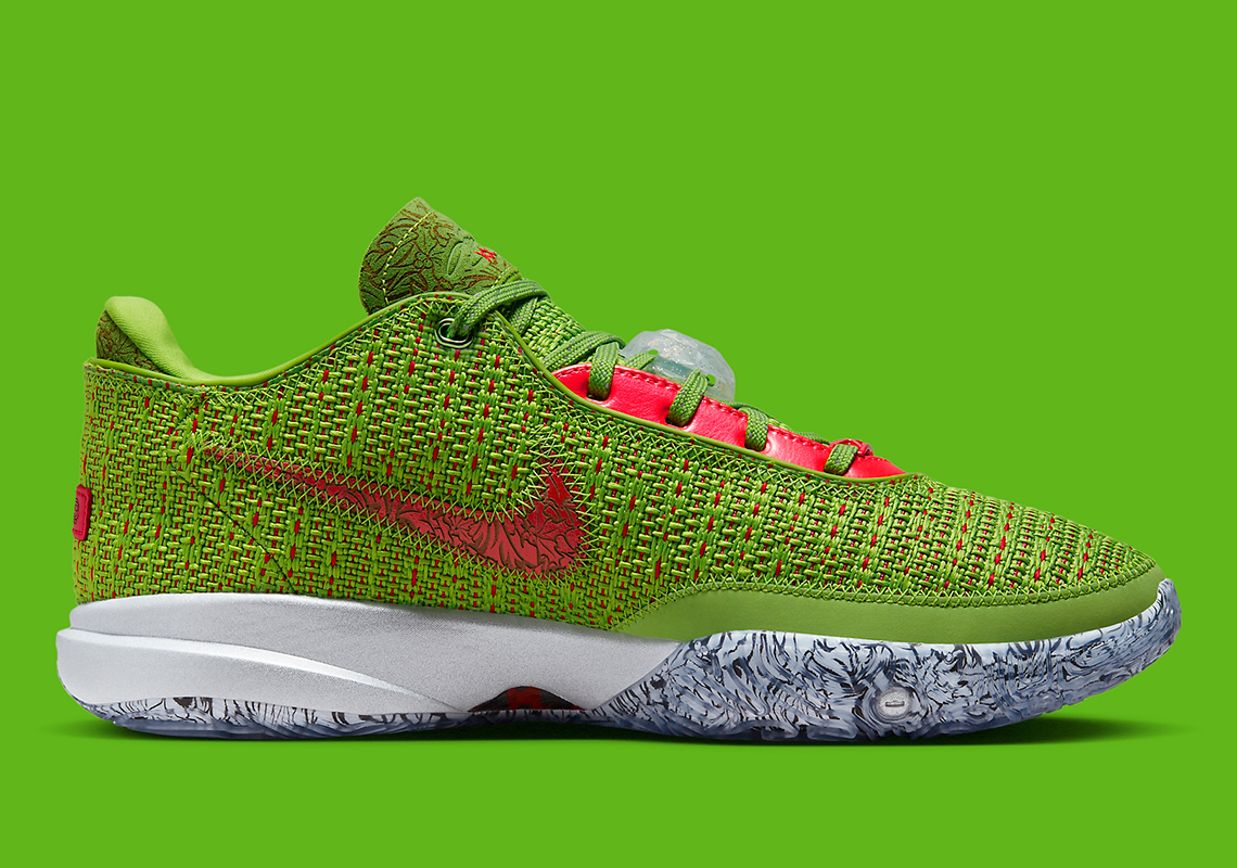 Nike Lebron 20 Christmas Green Grinch Fj4955 300 3