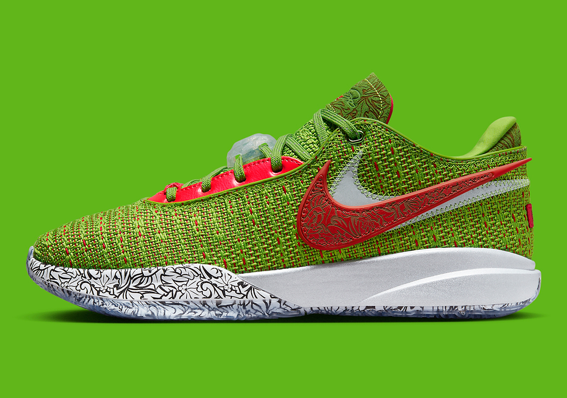 Nike Lebron 20 Christmas Green Grinch Fj4955 300 7