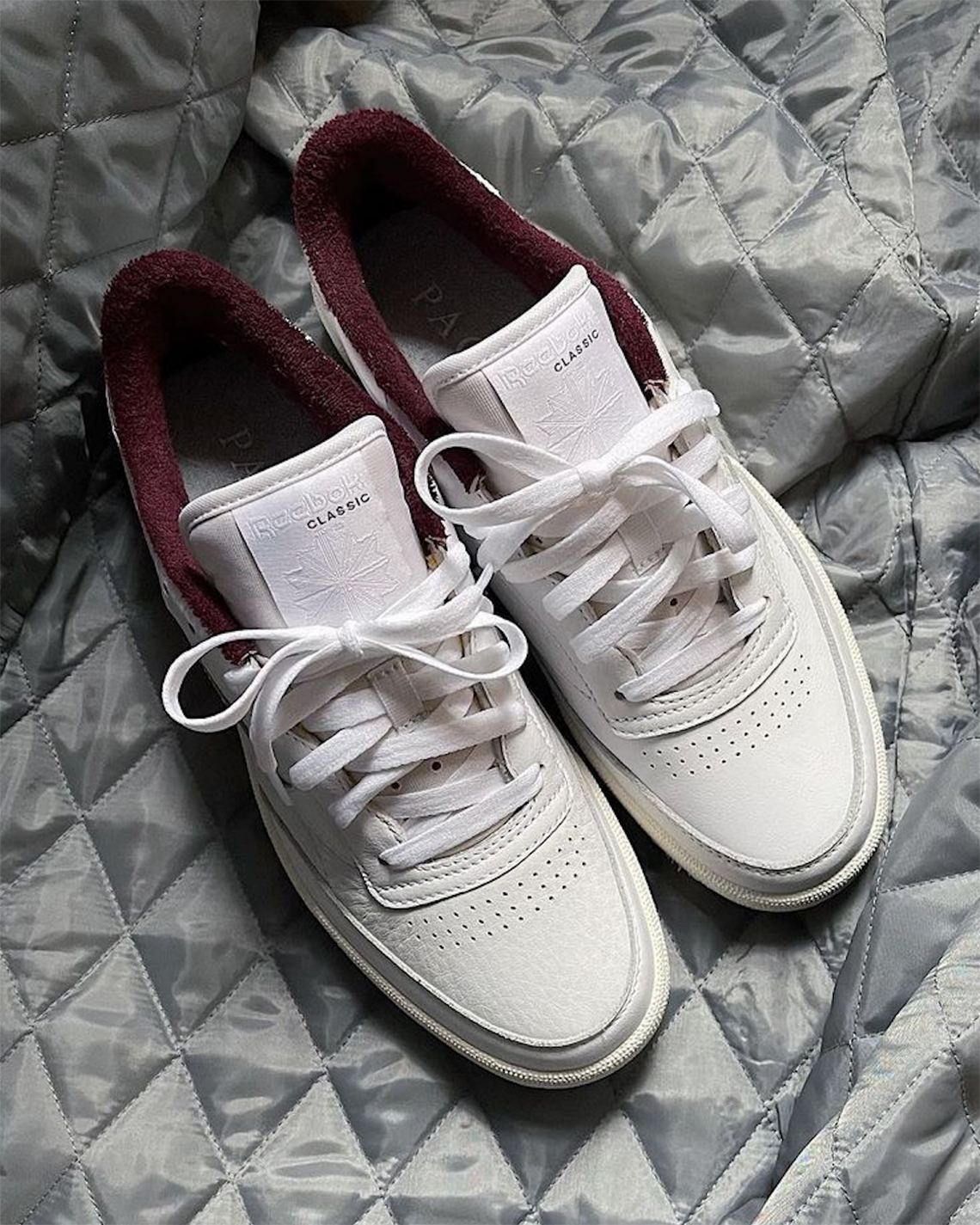 Packer Reebok Club C White Maroon 5