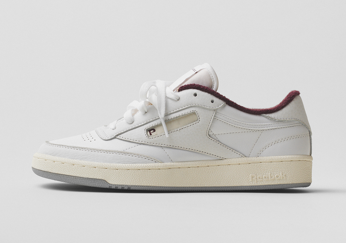 Packer Reebok Club C White Maroon Release Date 2