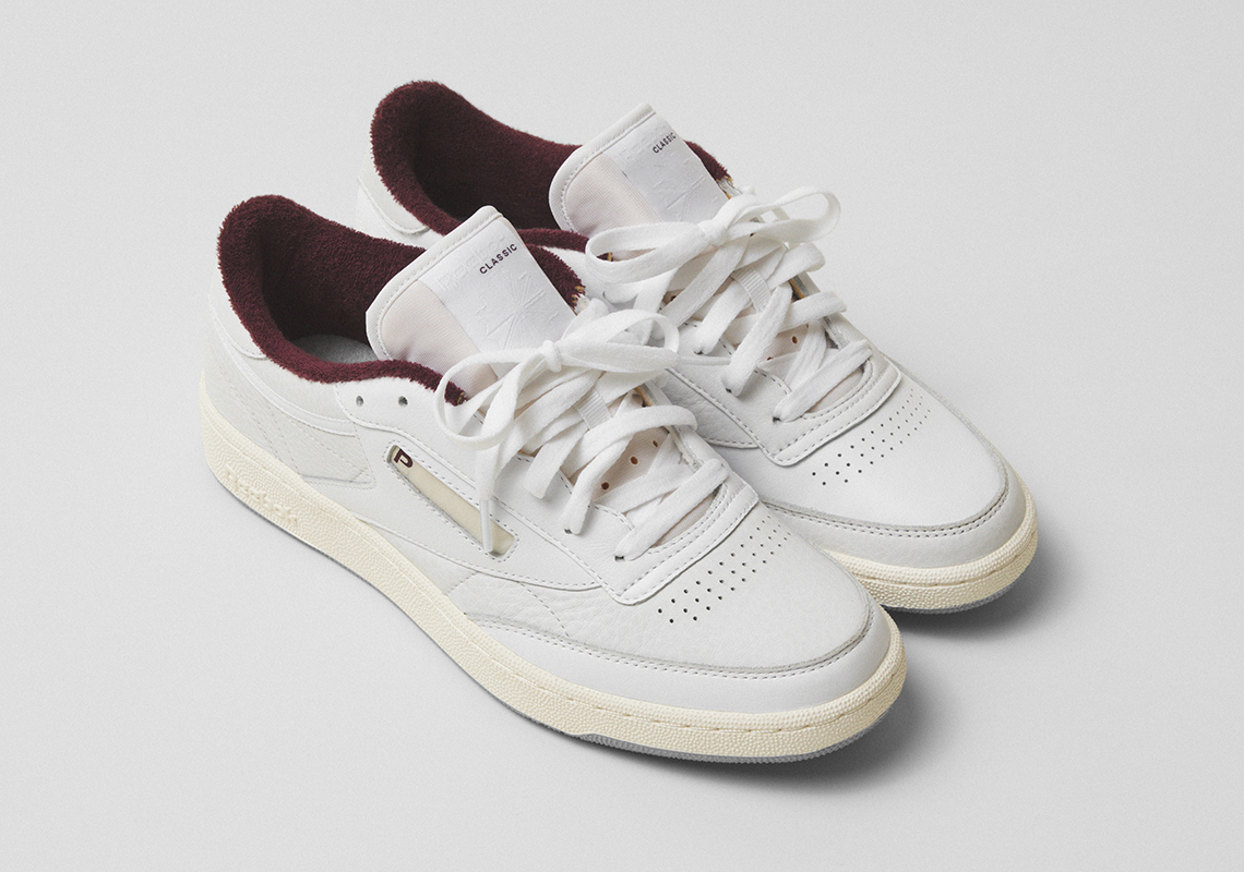 Packer Reebok Club C White Maroon Release Date 4