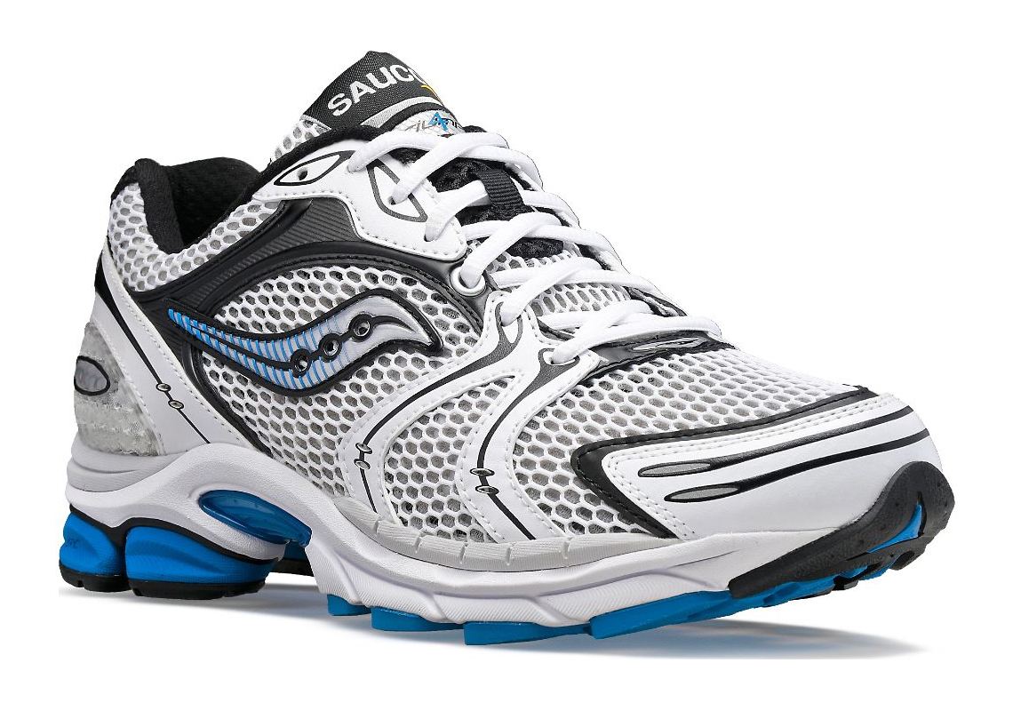 Saucony Progrid Triumph 4 White Blue Black 1