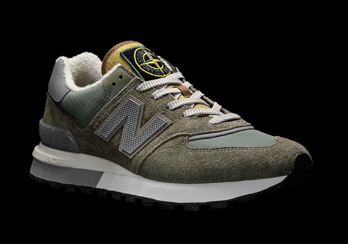 Stone Island New Balance 574 Legacy Steel Blue