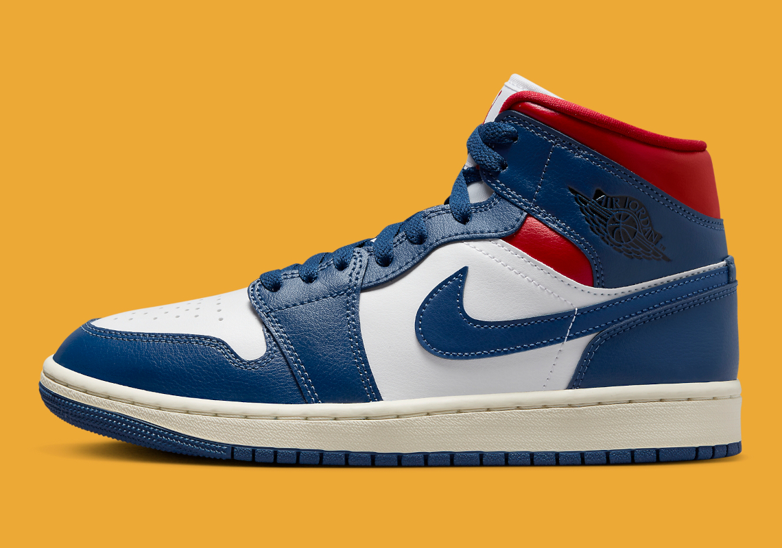 Air Jordan 1 Mid Blue Red Bq6472 146 6