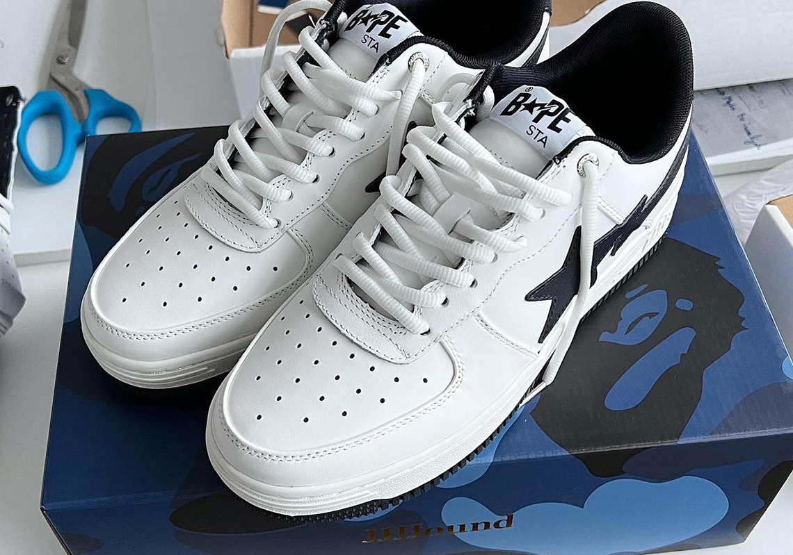 JJJJound x BAPE STA "White/Navy" Releasing January 7th