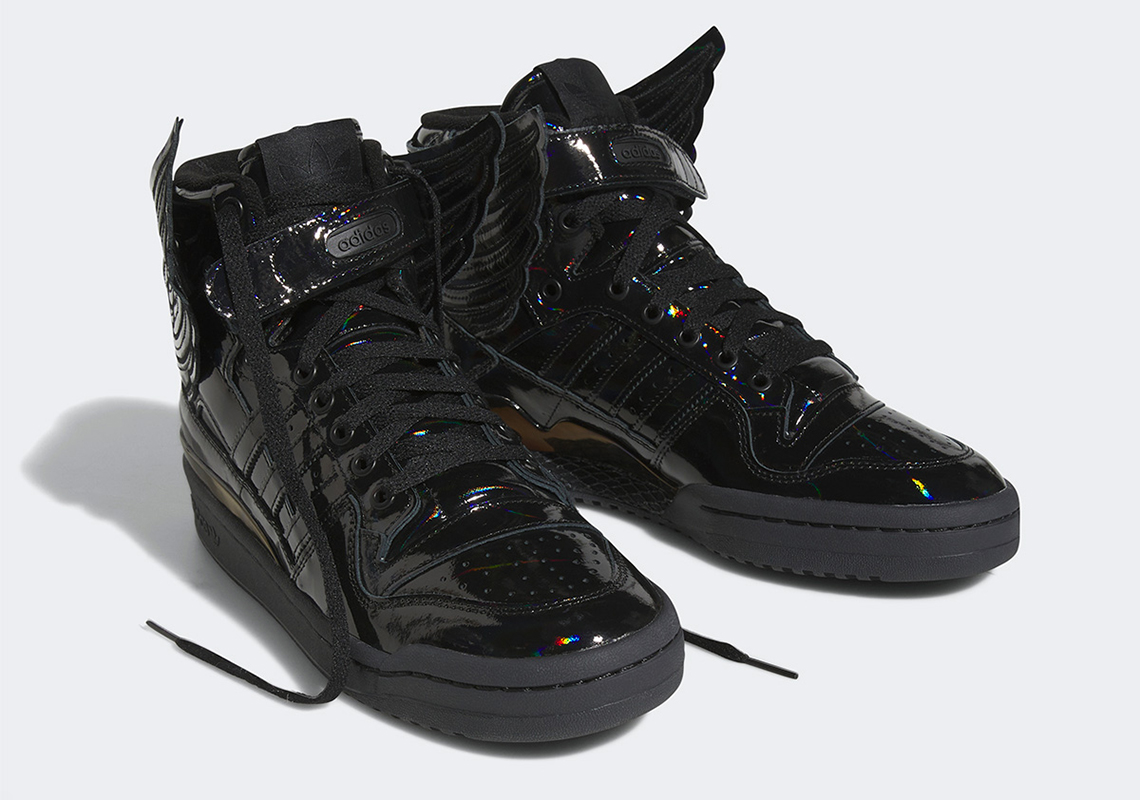 Jeremy Scott Adidas Forum Hi Wings Black Ie6862 1