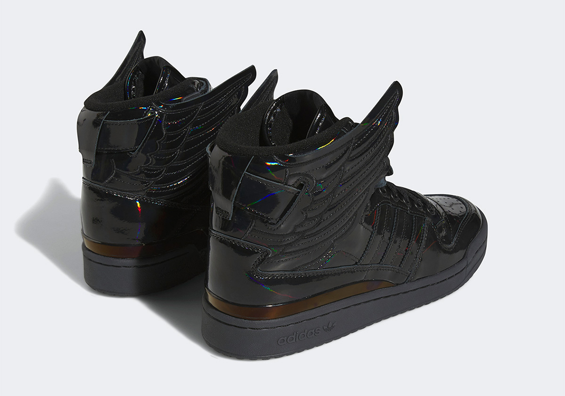 Jeremy Scott Adidas Forum Hi Wings Black Ie6862 2