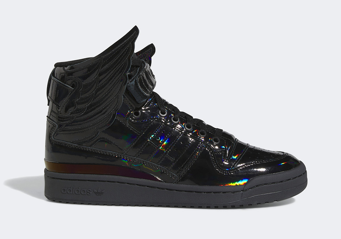 Jeremy Scott Adidas Forum Hi Wings Black Ie6862 5