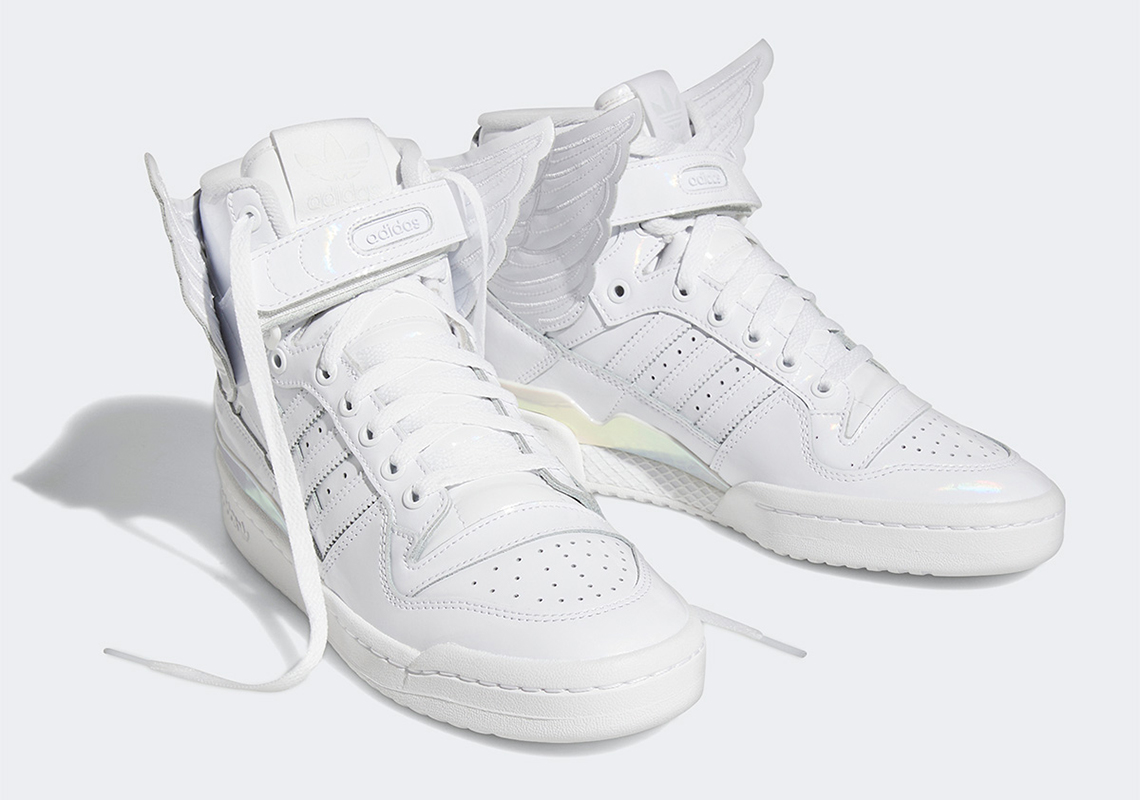 Jeremy Scott Adidas Forum Hi Wings White Ie6861 1