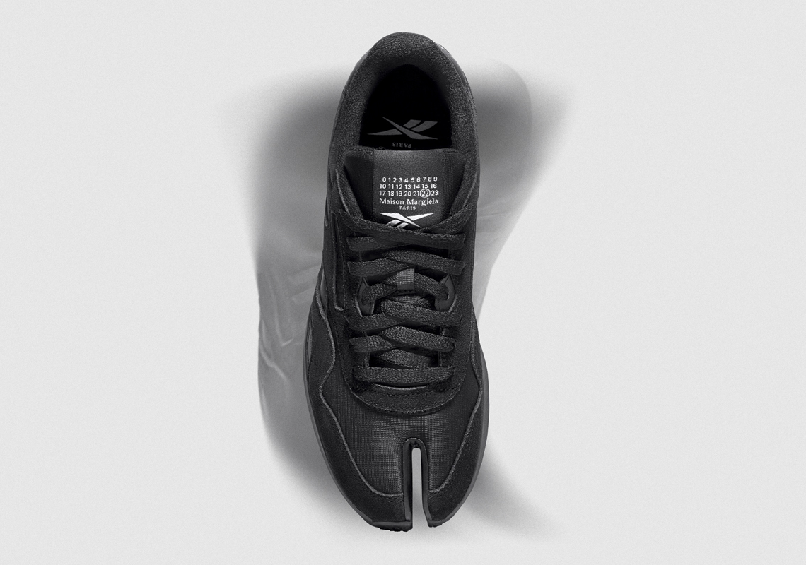 Margiela Reebok Classic Leather Tabi Nylon Black 2