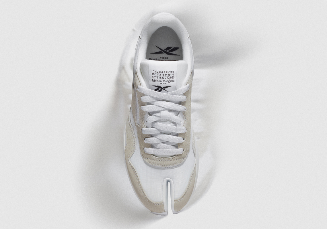 Margiela Reebok Classic Leather Tabi Nylon White 1