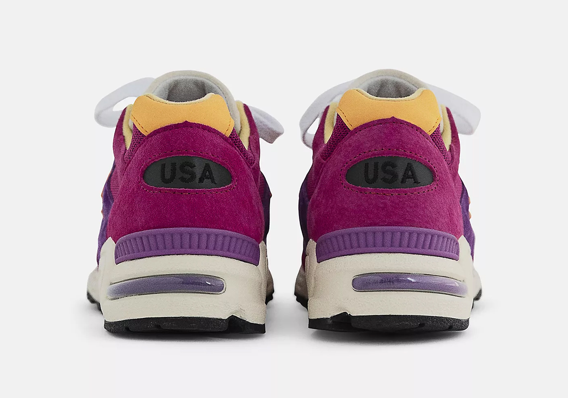 New Balance 990v2 M990py2 Purple Yellow 3