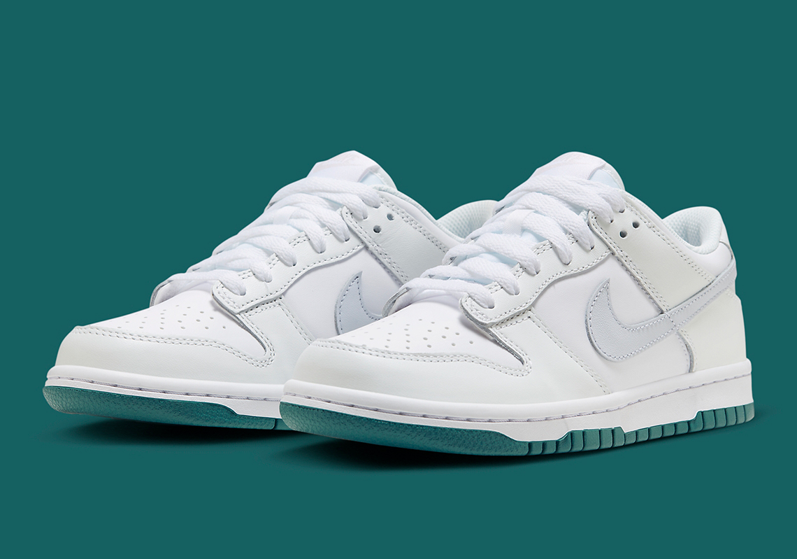 Nike Dunk Low Gs White Teal Fd9911 101 6