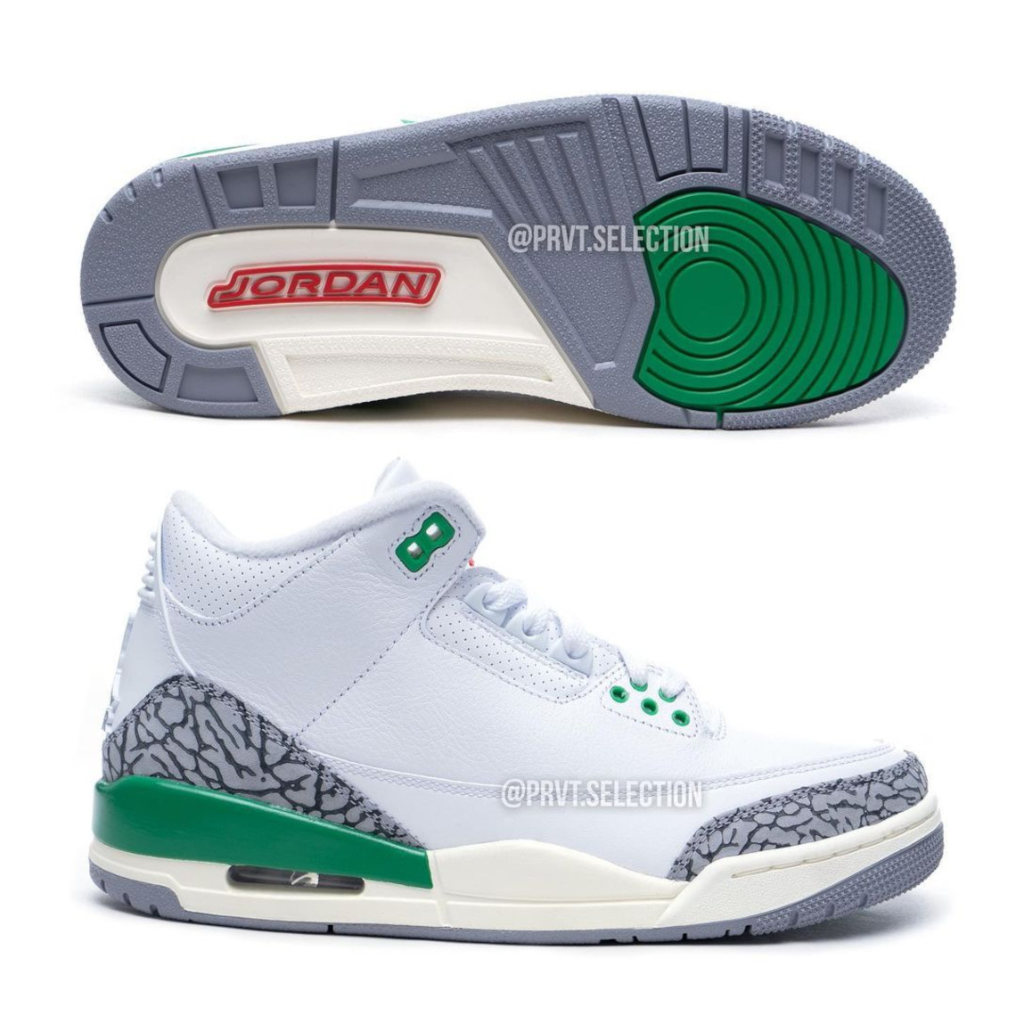 Wmns Air Jordan 3 Lucky Green Ck9646 136 03