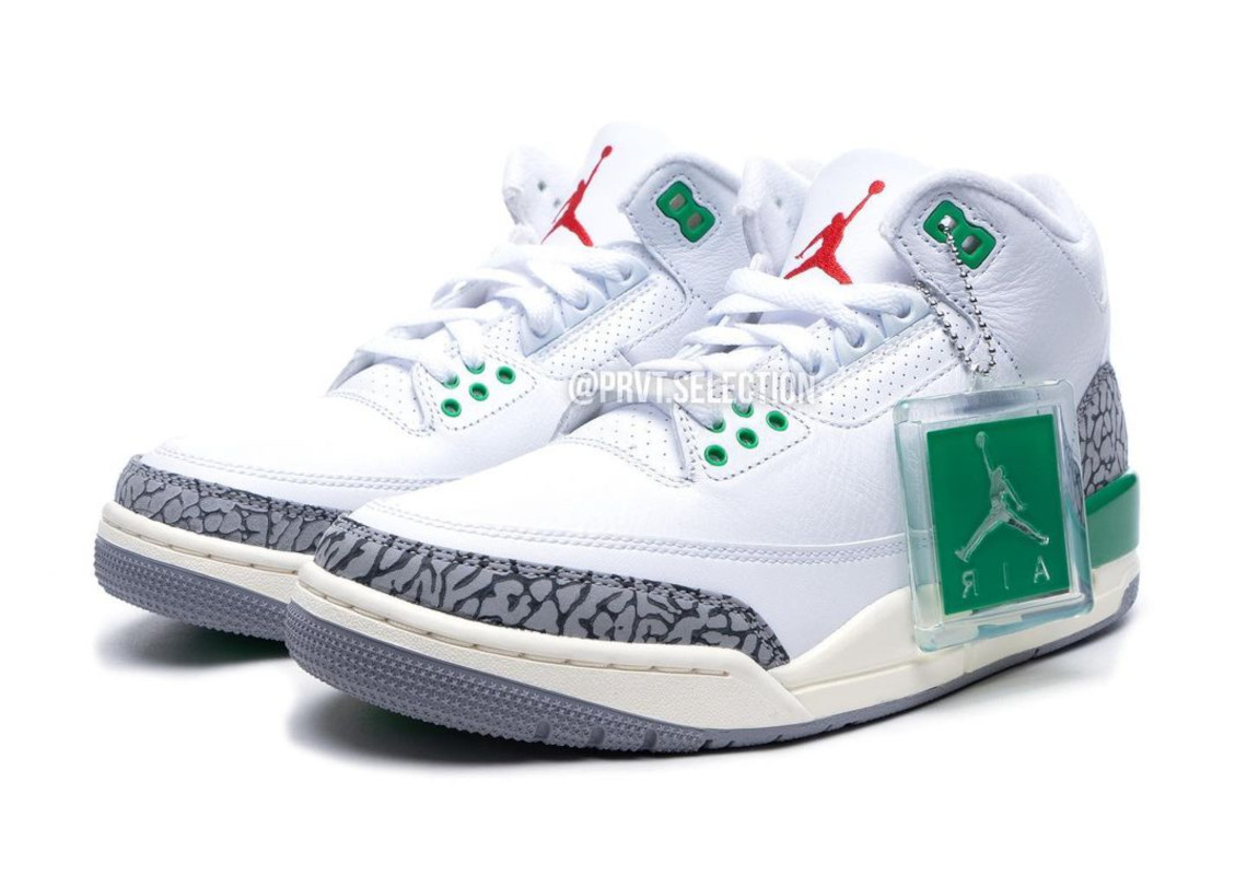 Wmns Air Jordan 3 Lucky Green Ck9646 136 04