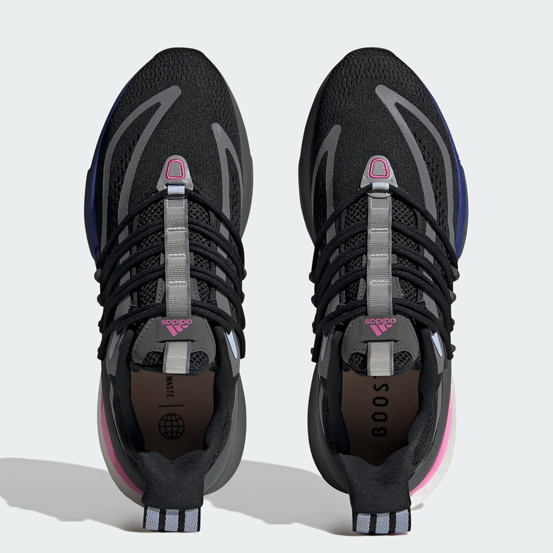 Adidas Alphaboost V1 Core Black Lucid Fuchsia Blue Dawn Hp6612 2