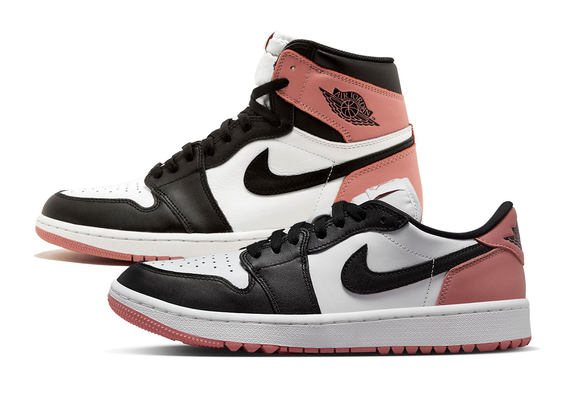 This Air Jordan 1 Golf Channels "Rust Pink" AJ1s From Art Basel 2017