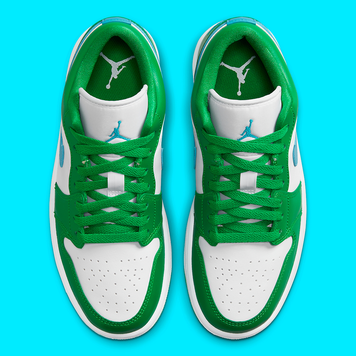 Air Jordan 1 Low Lucky Green Aquatone White Dc0774 304 3