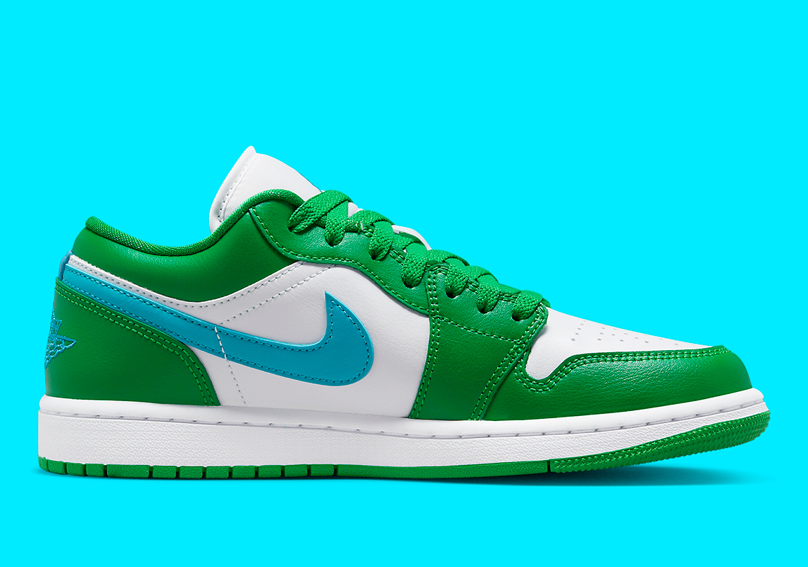 Air Jordan 1 Low Lucky Green Aquatone White Dc0774 304 5