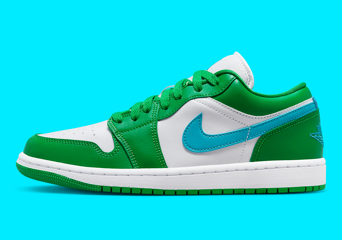 Air Jordan 1 Low Lucky Green Aquatone White Dc0774 304 7