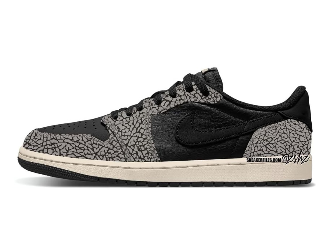 Air Jordan 1 Low OG “Elephant Print” Releasing June 2023