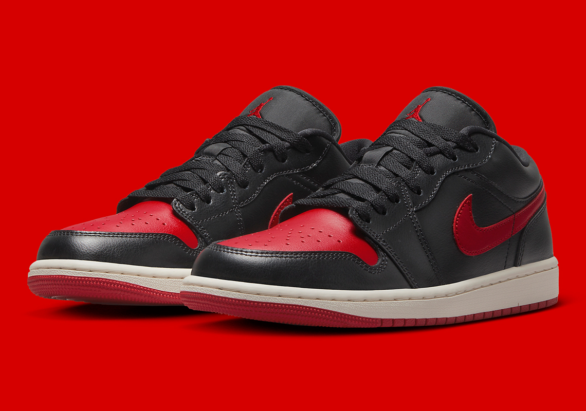 Air Jordan 1 Low Womens Bred Sail Dc0774 061 7