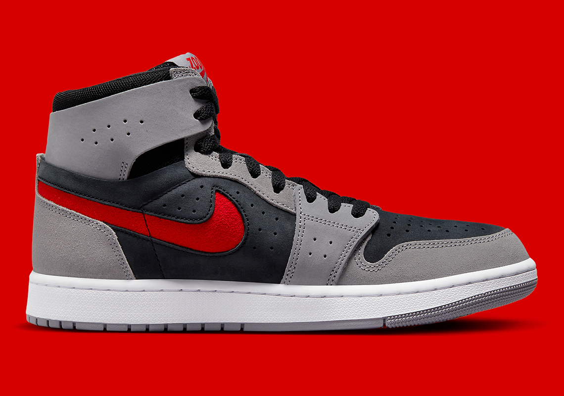 Air Jordan 1 Zoom Cmft 2 Black Fire Red Cement Grey White Dv1307 060 2