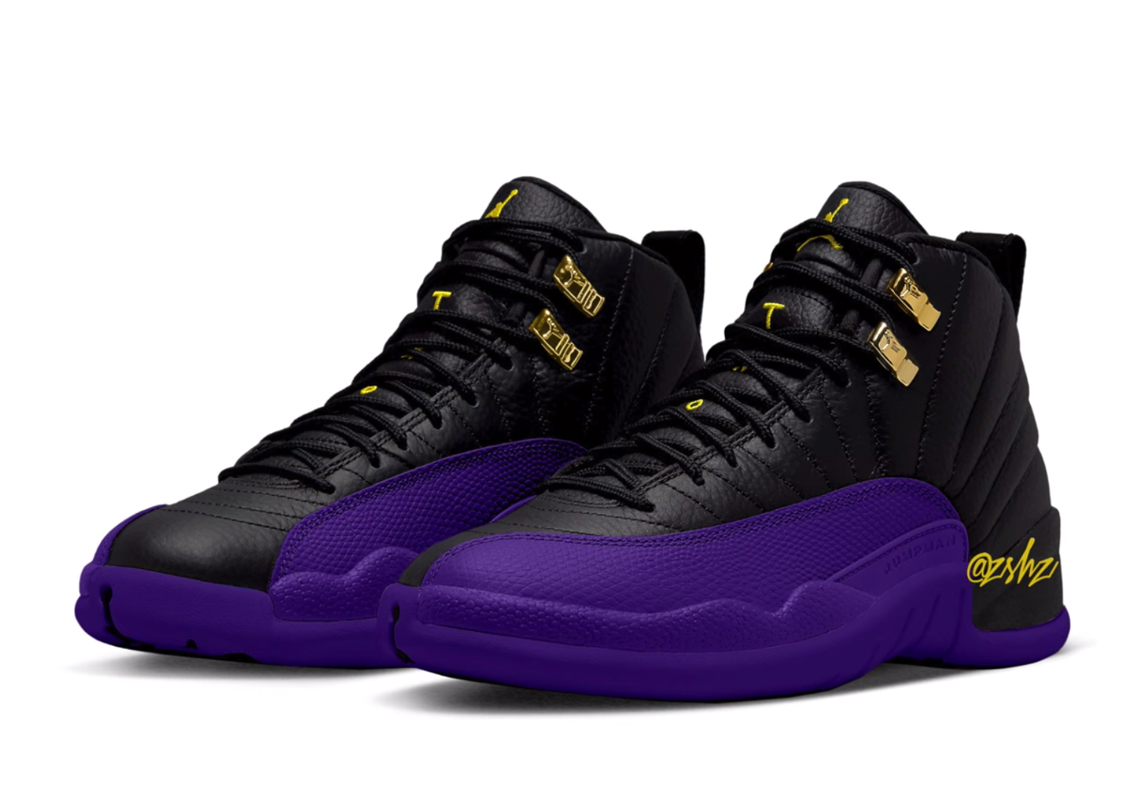 Air Jordan 12 Black Field Purple Taxi Fall 2023