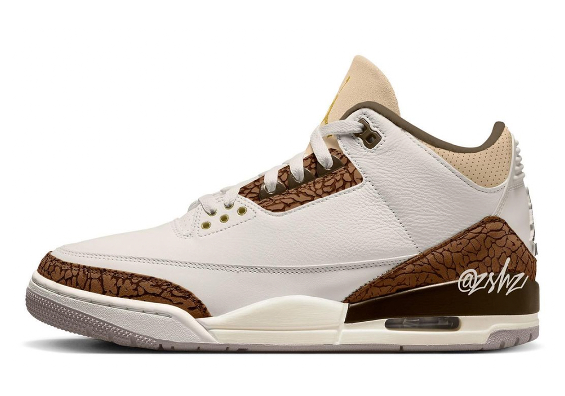 Air Jordan 3 Light Orewood Brown Metallic Gold Light British Tan Palomino Ct8532 102