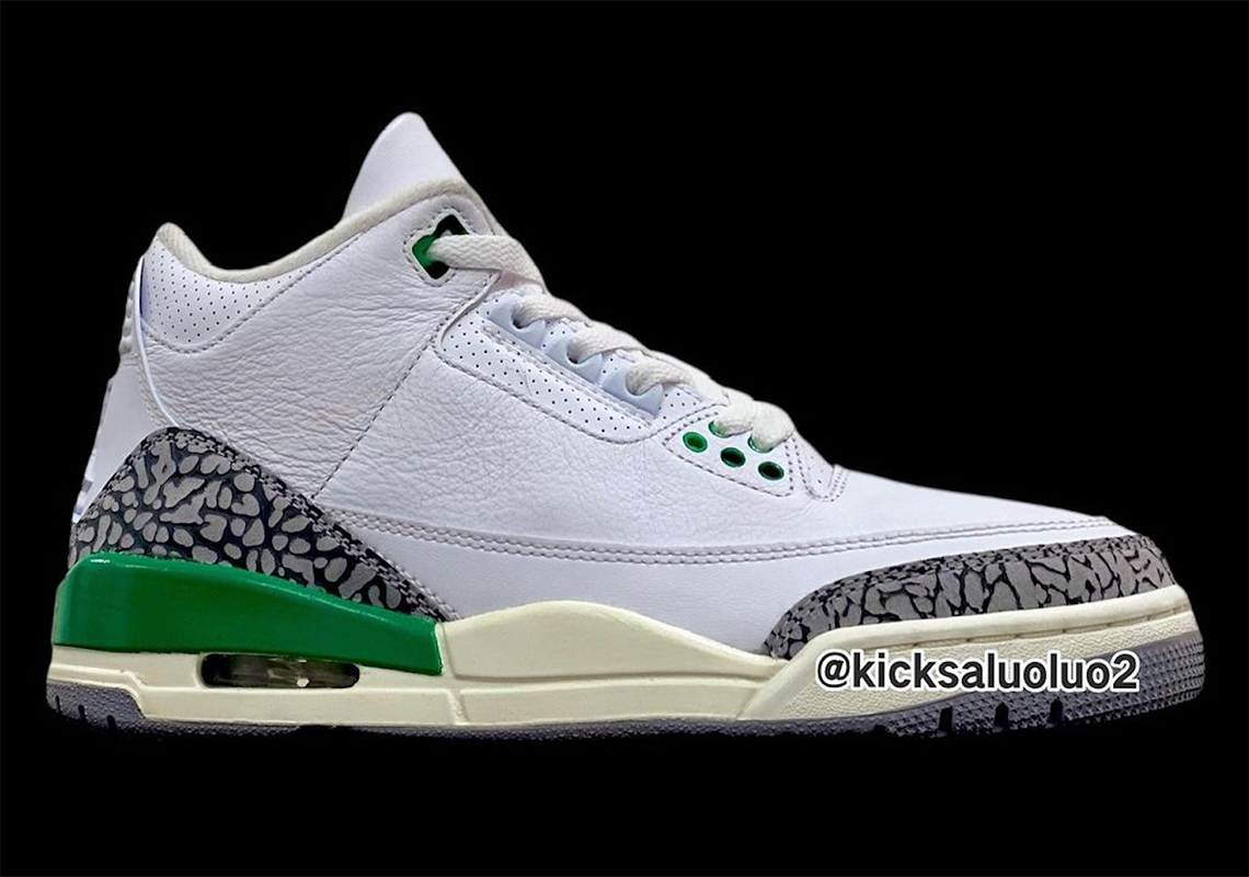 First Look At The Air Jordan 3 "Lucky Green"