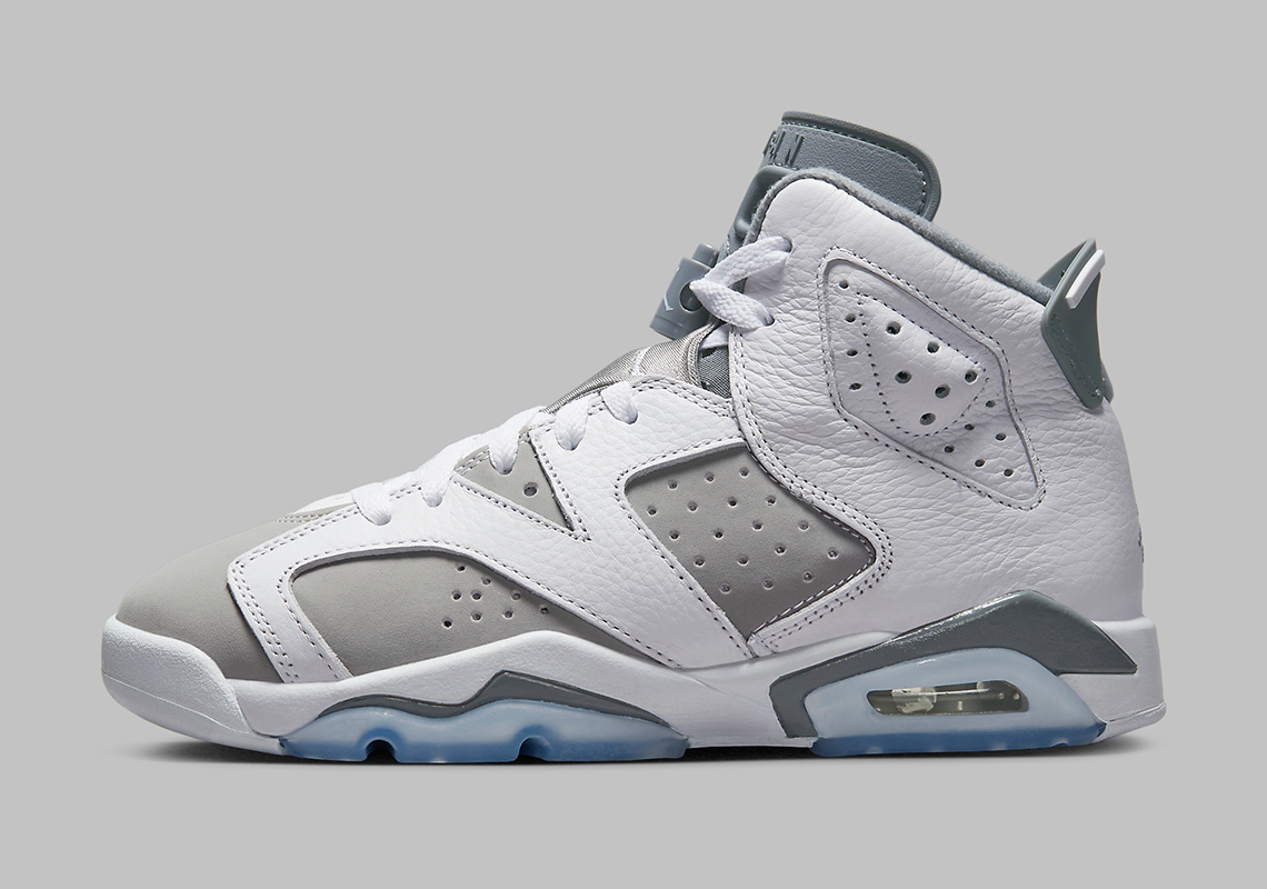 Air Jordan 6 Gs Cool Grey 384665 100 1