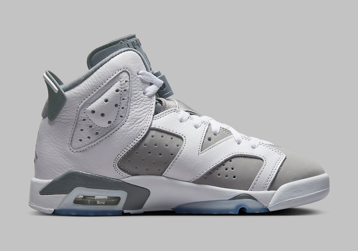 Air Jordan 6 Gs Cool Grey 384665 100 2