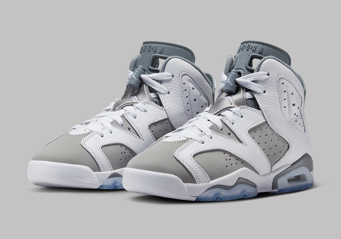 Air Jordan 6 Gs Cool Grey 384665 100 8