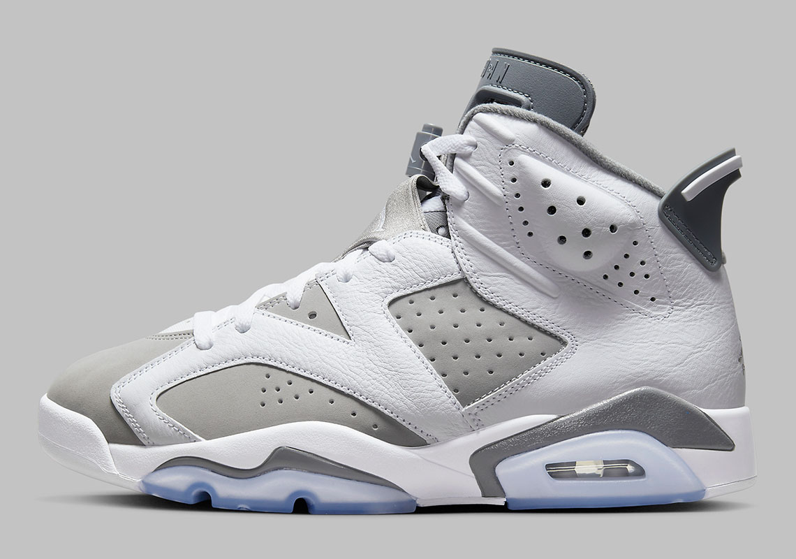 Air Jordan 6 White Medium Grey Cool Grey Ct8529 100 6