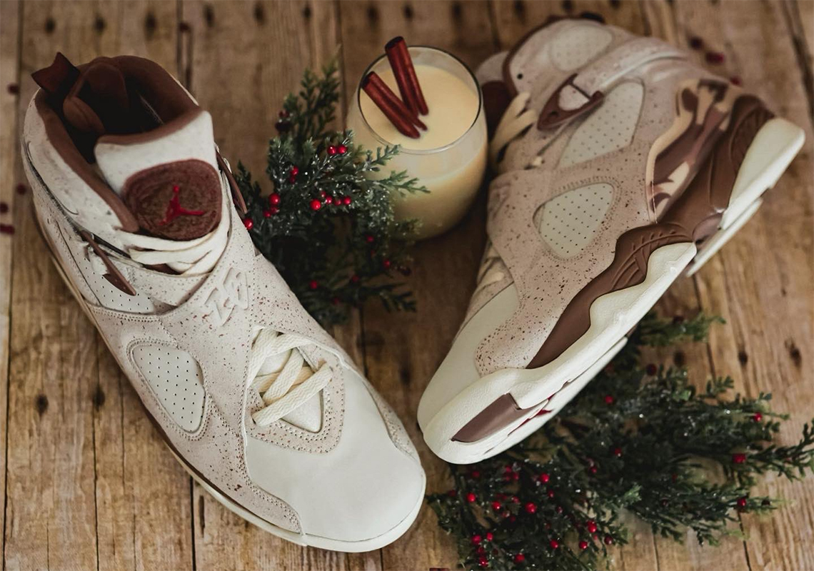 The Jumpman Celebrates The Season With The Air Jordan 8 "Eight-Nog"