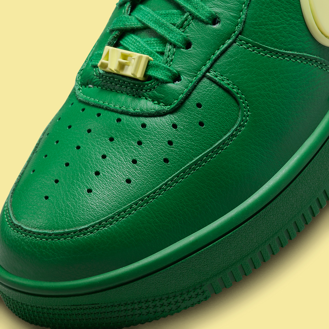 Ambush Nike Air Force 1 Pine Green Pale Yellow Dv3464 300 1