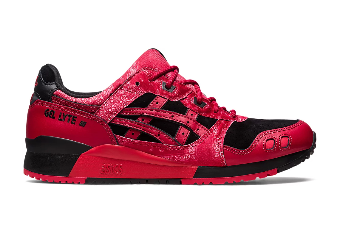 Asics Gel Lyte Iii Black Red Bandana 1201a854 001 1