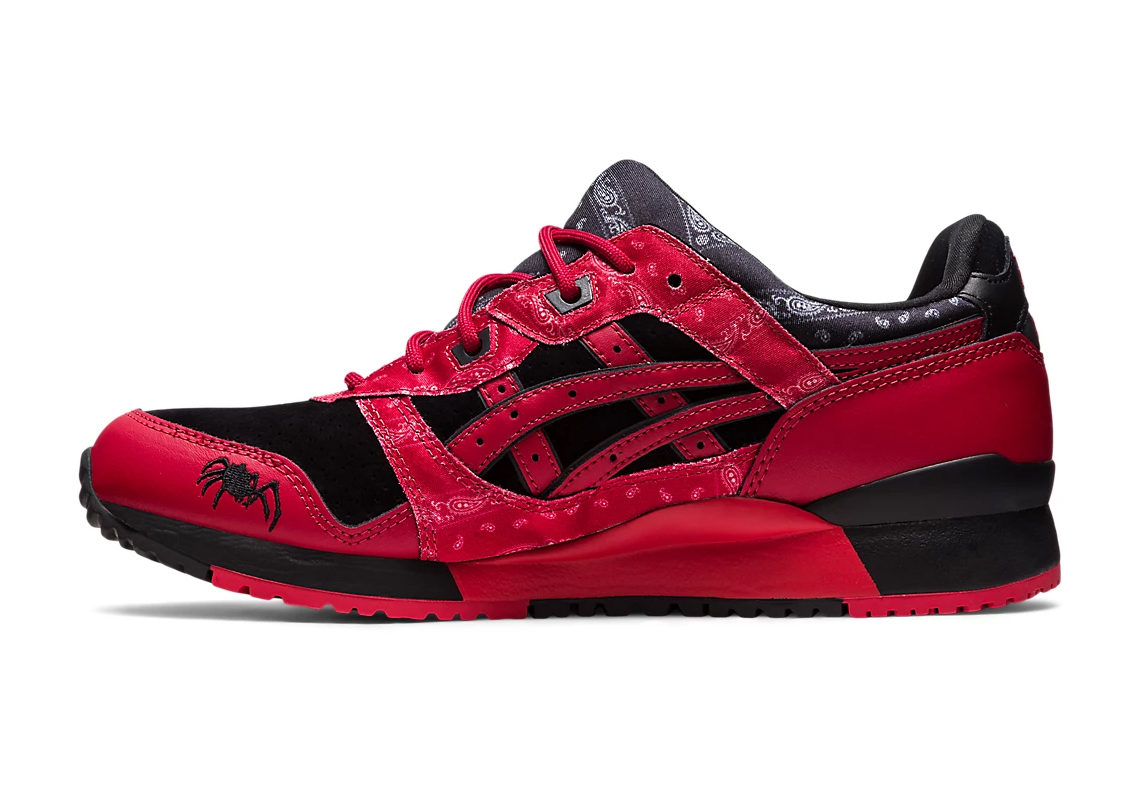 Asics Gel Lyte Iii Black Red Bandana 1201a854 001 3