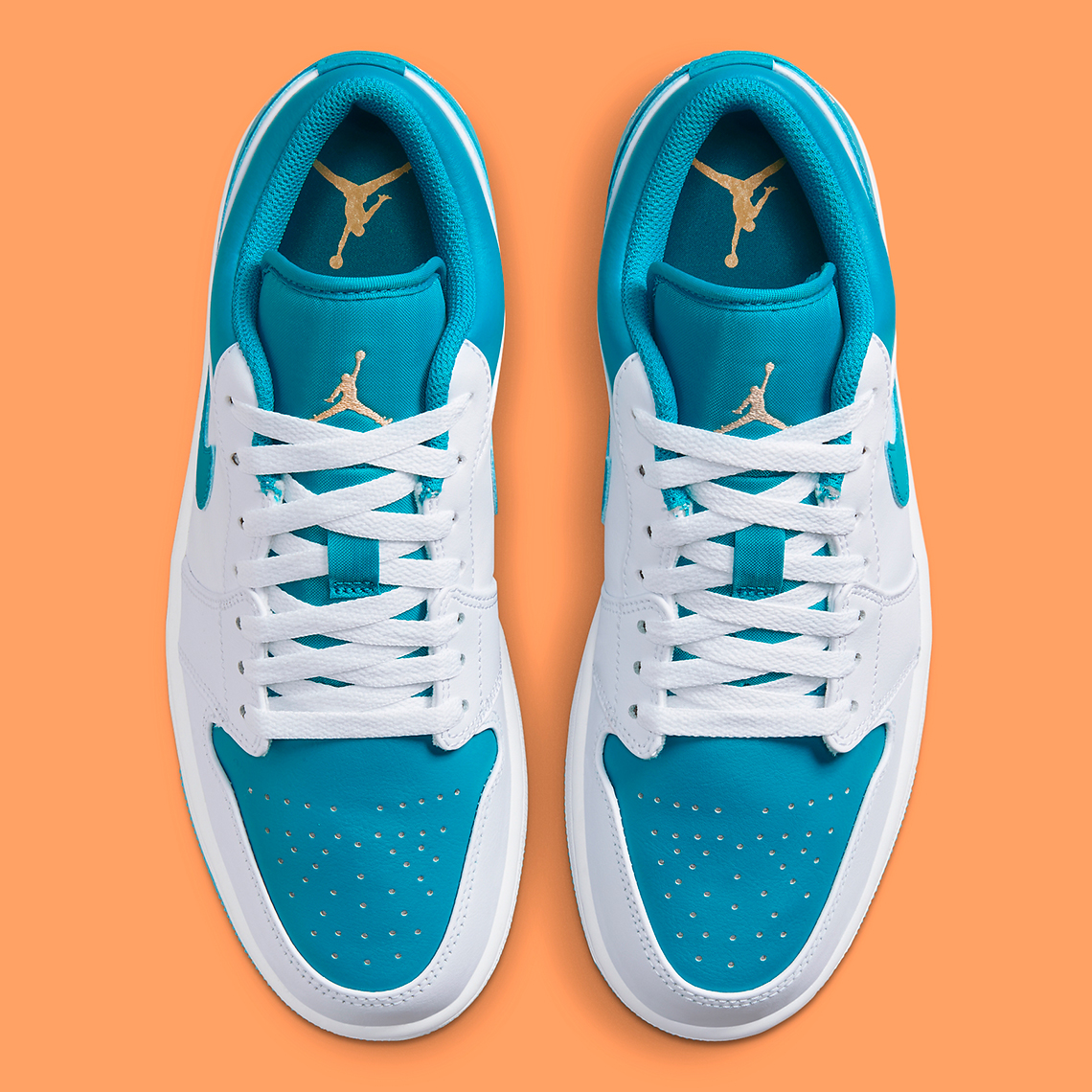 Jordan 1 Low White Teal 553558 174 6