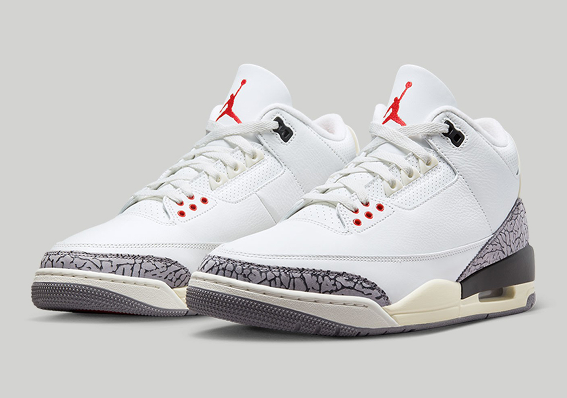 Jordan Release Dates 2023 Air Jordan 3 White Cement Dn3707 100 2