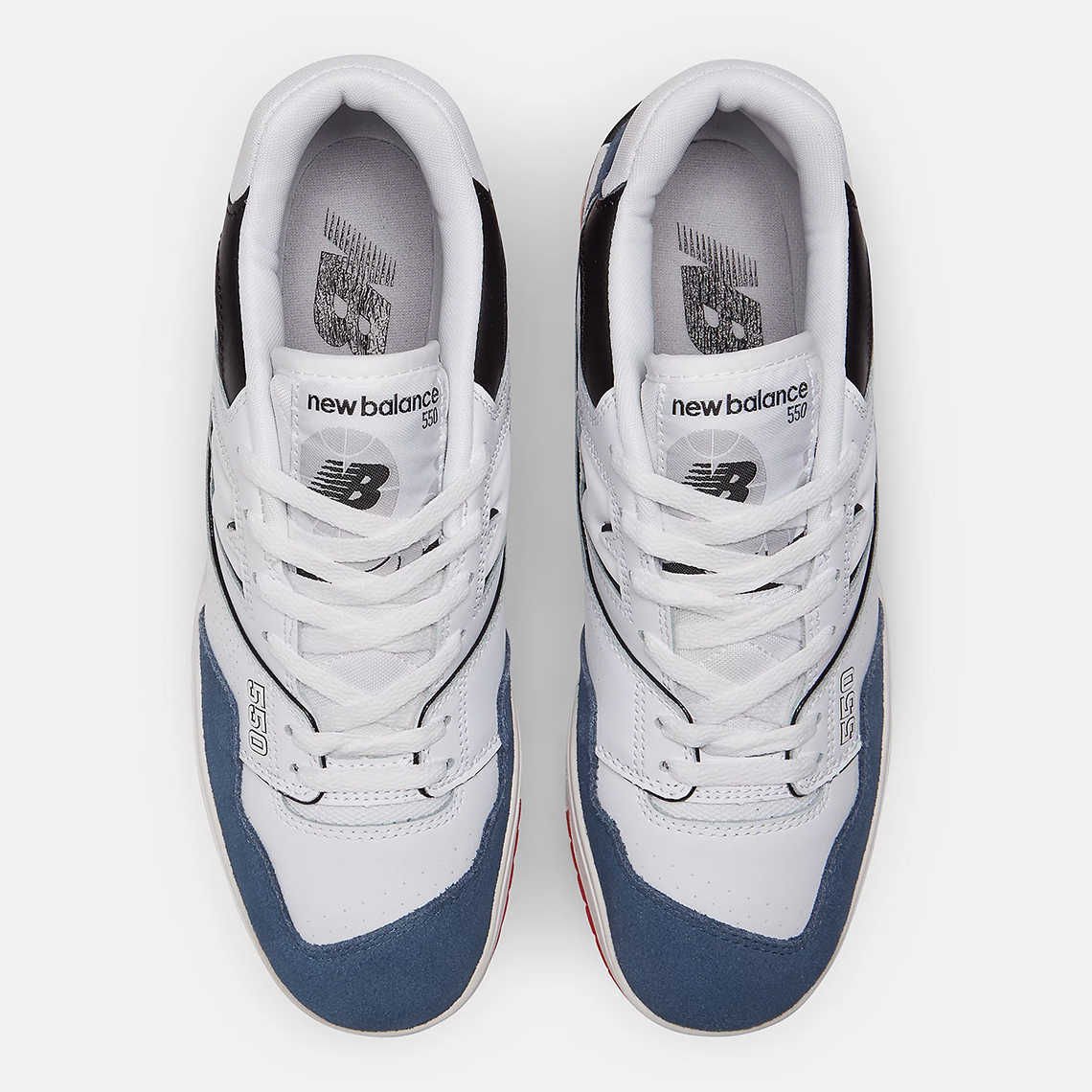 New Balance 550 White Navy Red Bb550ncn 3