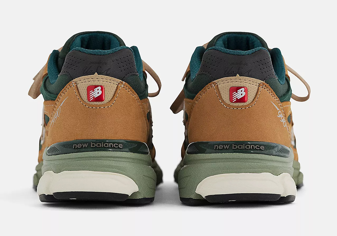 New Balance 990v3 Tan Green M990tg3 4